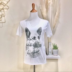 German Shepherd V-Neck Tees